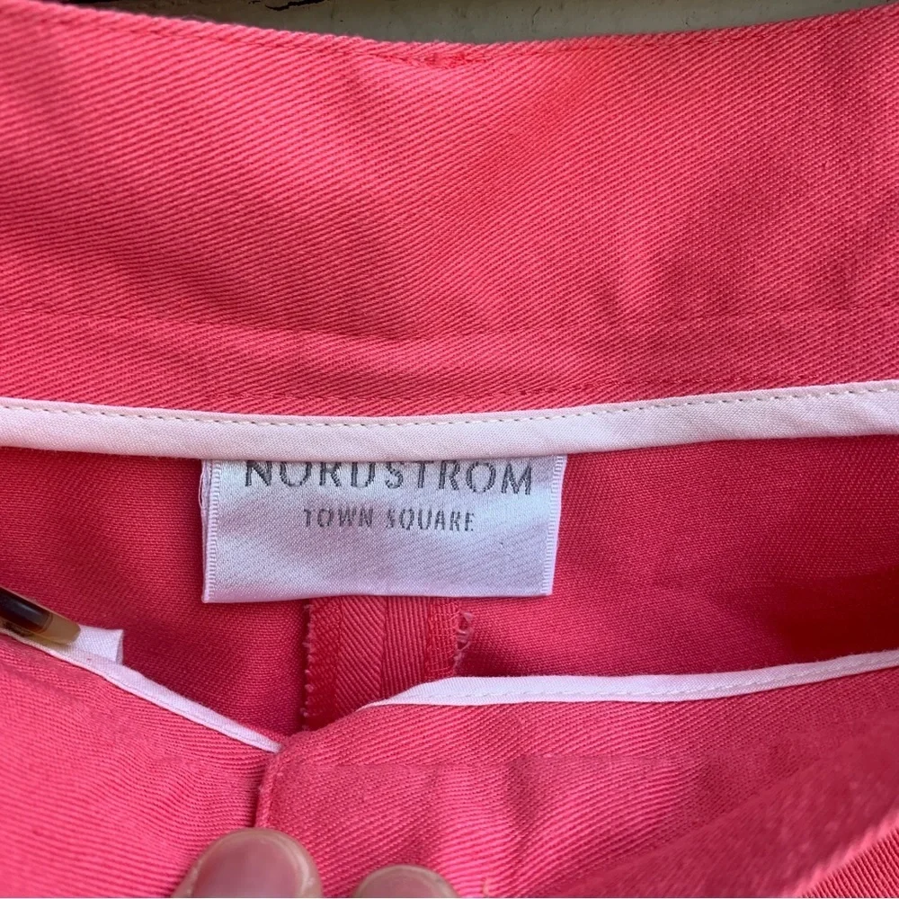 Vintage Nordstrom Town Square Barbiecore Barbie Pink Tailored Shorts Size Medium